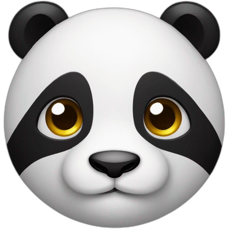 Emoji panda enamorado emoji