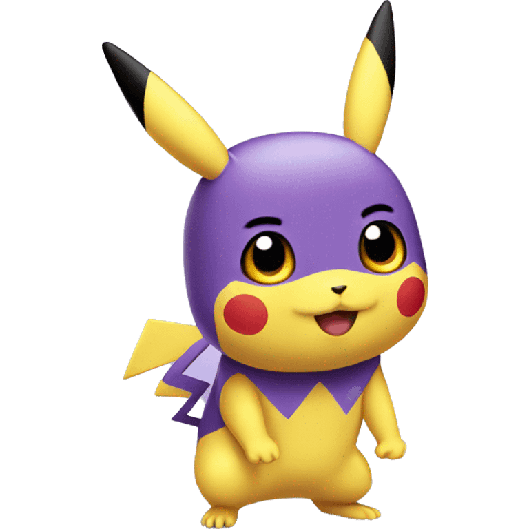 purple pikachu emoji