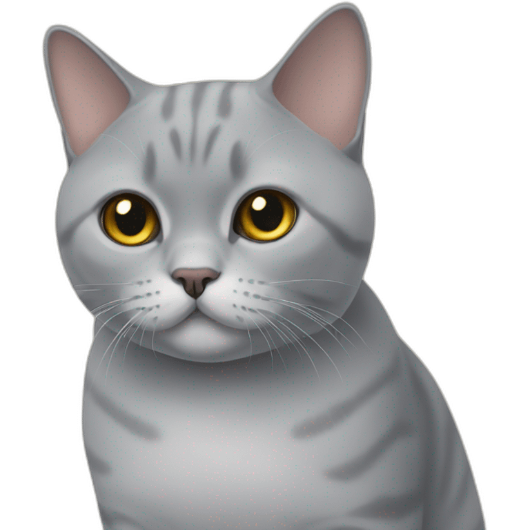 British shorthair cat emoji