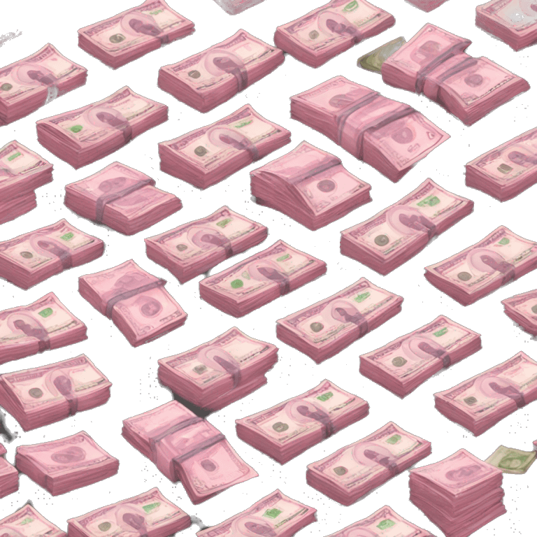 Pink money emoji