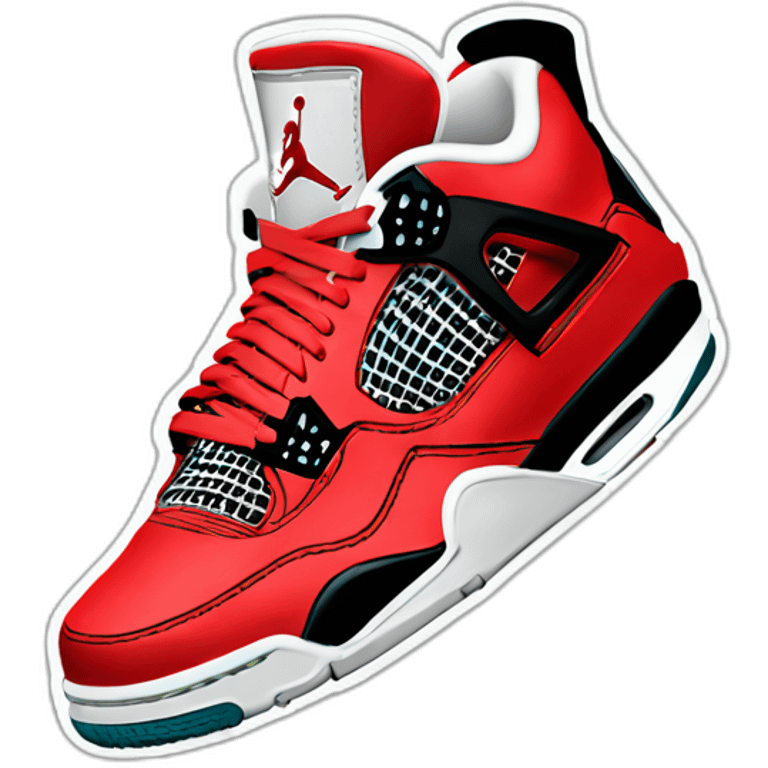 Jordan4 red emoji