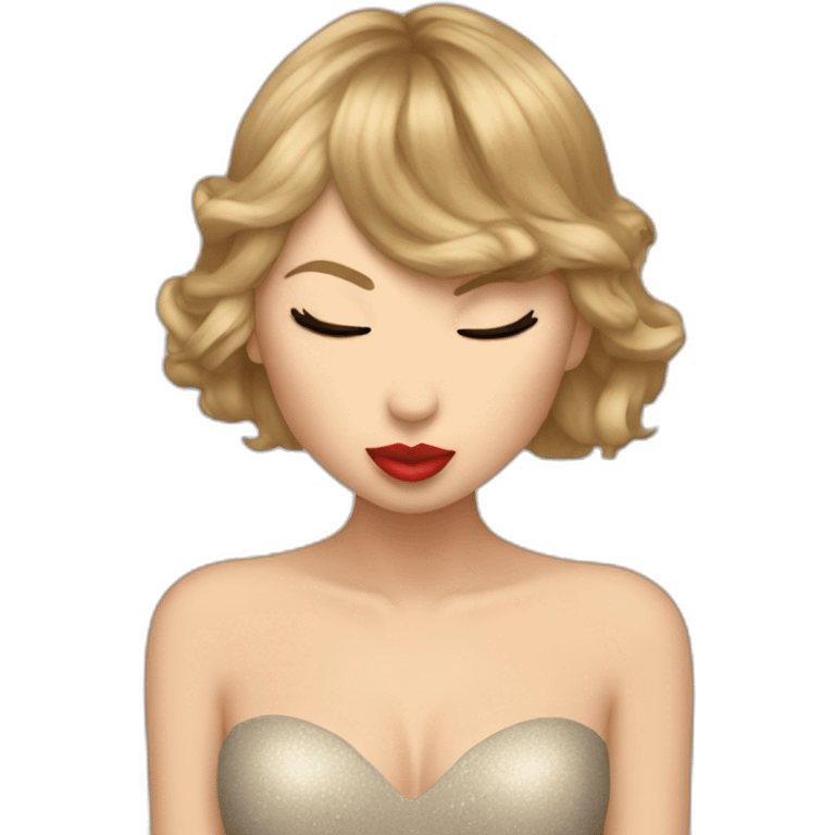 Taylor Swift kiss emoji