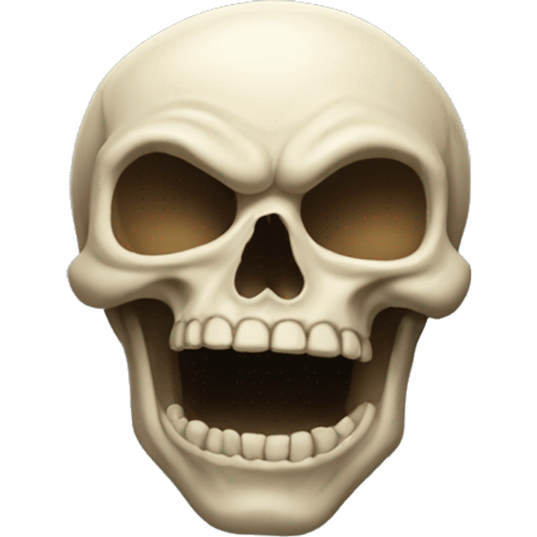 "Skull suprised" emoji