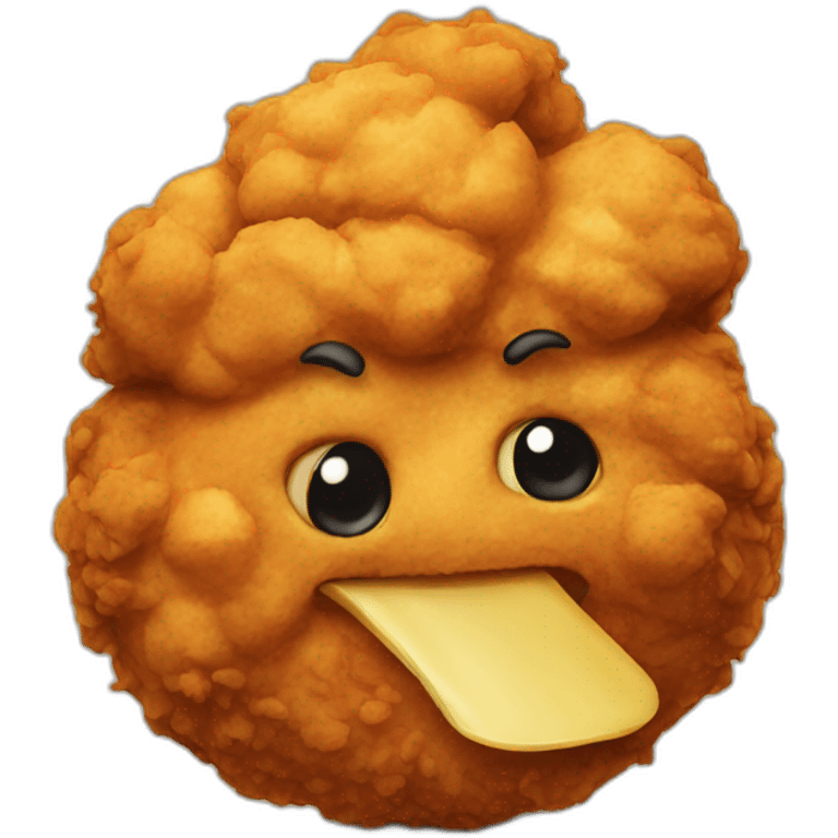 Fried chicken emoji