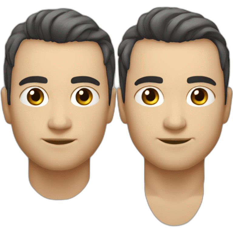 persona con pelo rubio, nariz fina, busto grande, cara fina, pelo largo recogido emoji