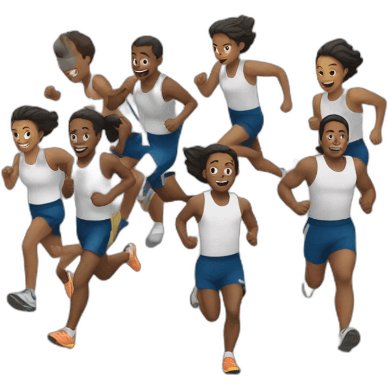 Running team emoji