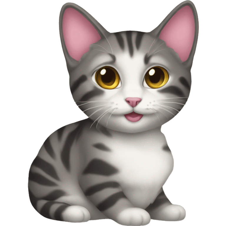 coquette cat emoji