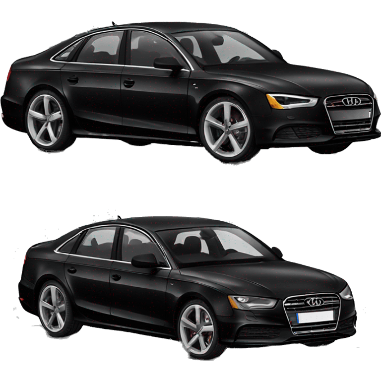 audi black car emoji