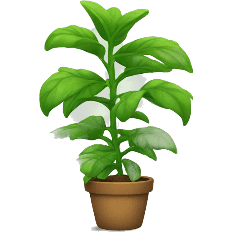 Plant doing taxes emoji