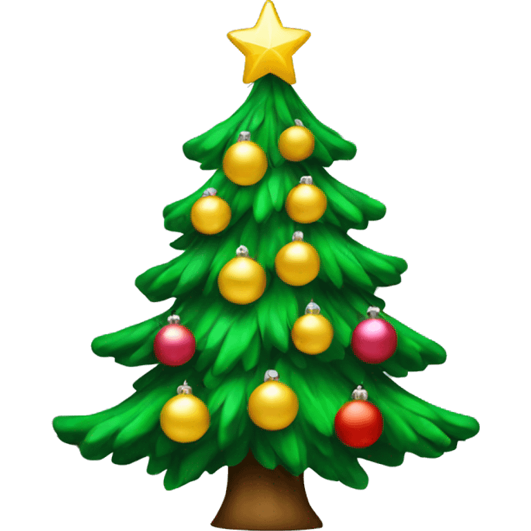 Christmas beautiful tree emoji