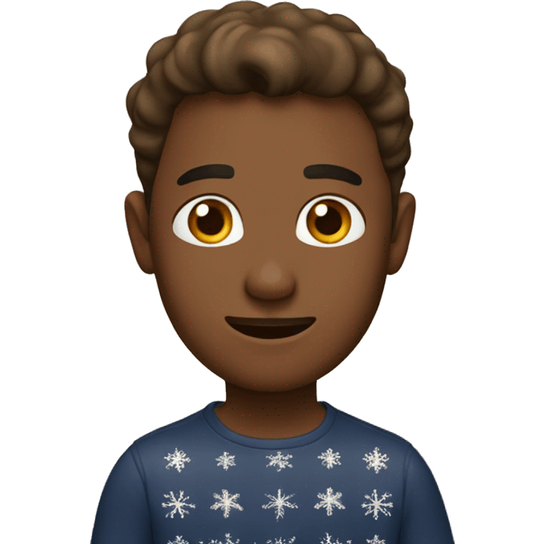 Brown christmas  emoji