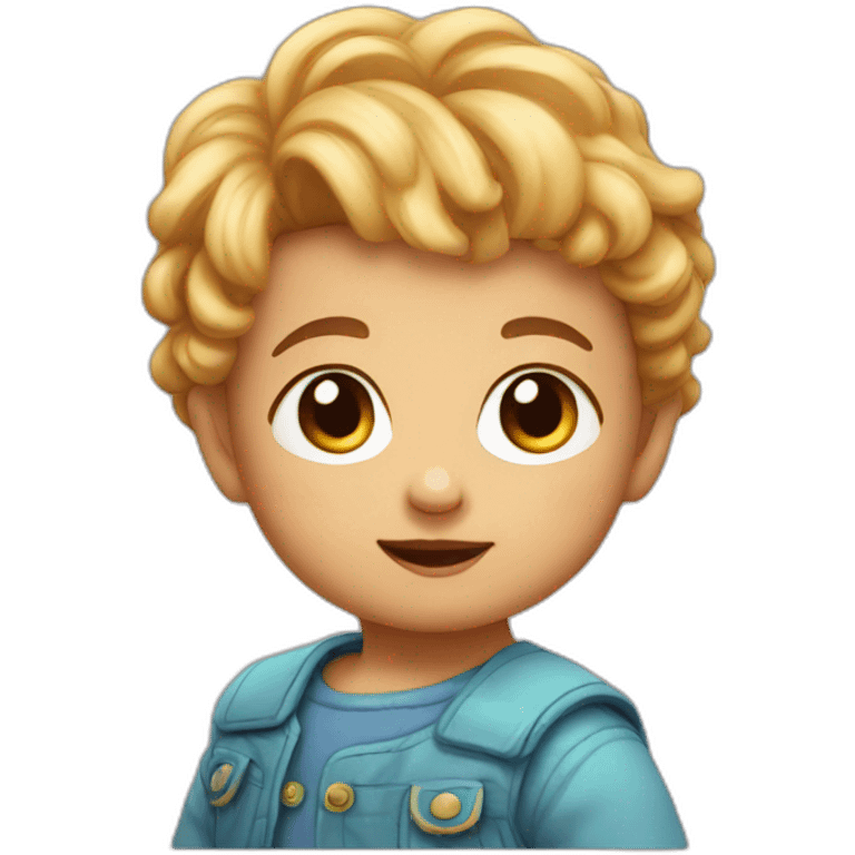 Super cute baby  emoji