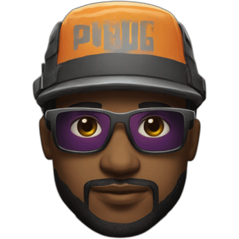 Neon pubg gamer emoji