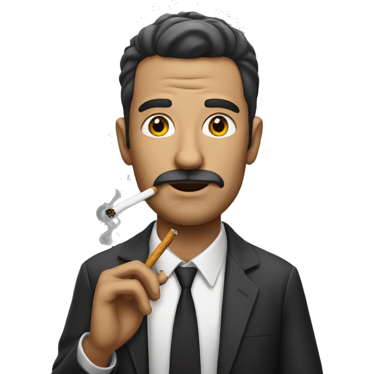 Man with a cigarette  emoji