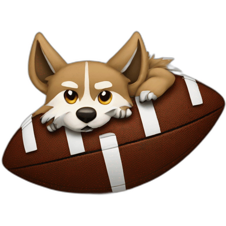 Football Coyotes emoji