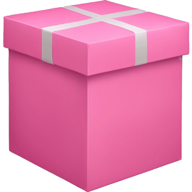 Pink box emoji