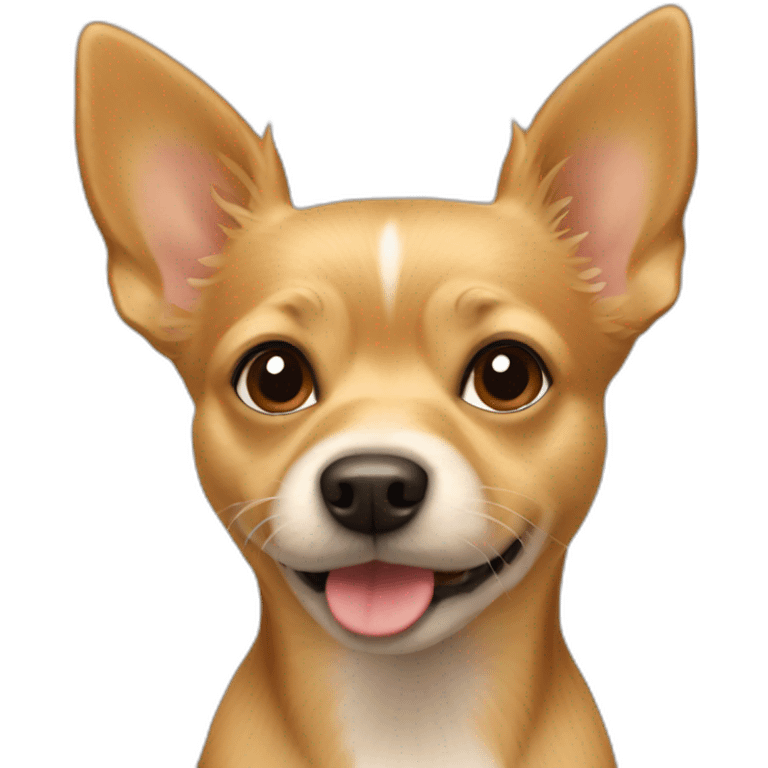 tan terrier Chihuahua mix emoji