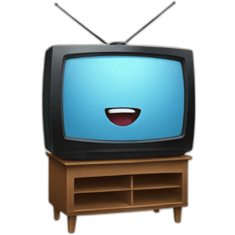 FLAT SCREEN tv set emoji