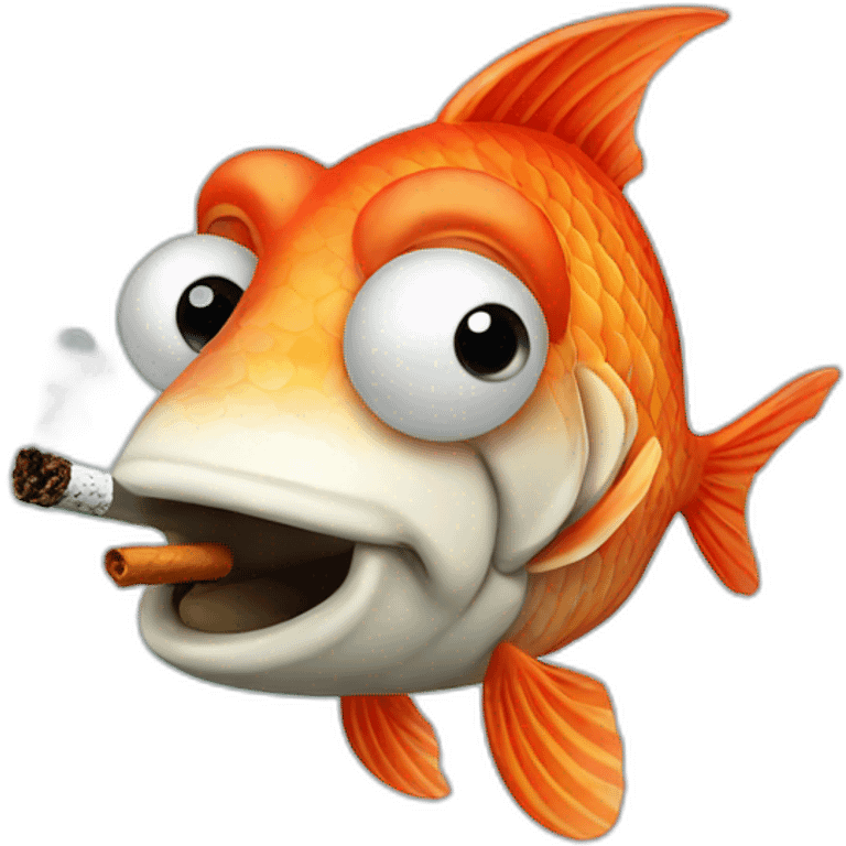 smoking fish emoji