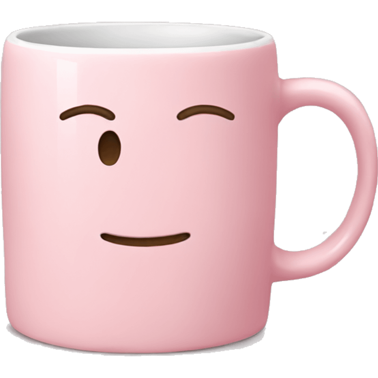 Light pink mug emoji