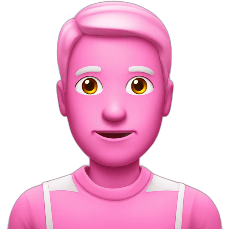 Pink man emoji