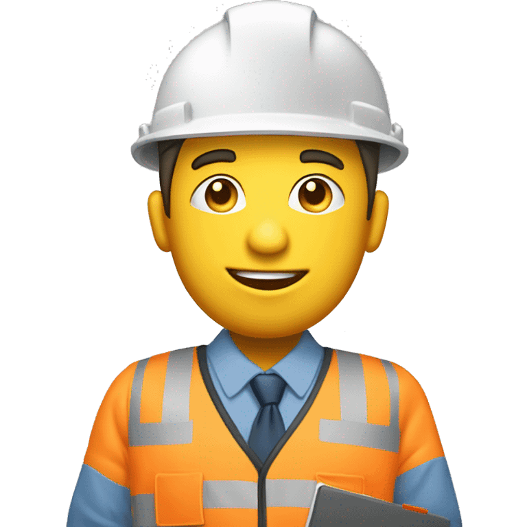 Electrical contractor project manager show with clipboard emoji