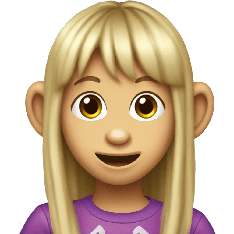 Hannah Montana monkey emoji