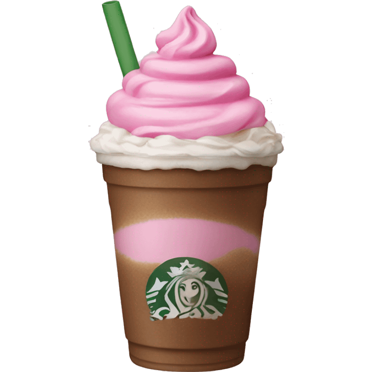 Pink Frappuccino  emoji