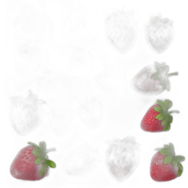 Fraise framboise myrtille emoji