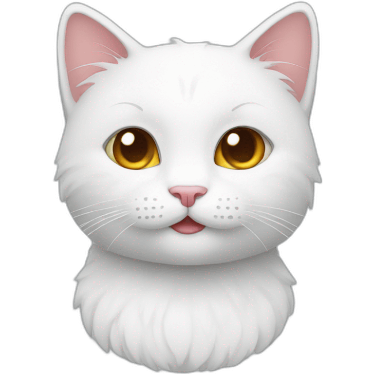 white kitty emoji