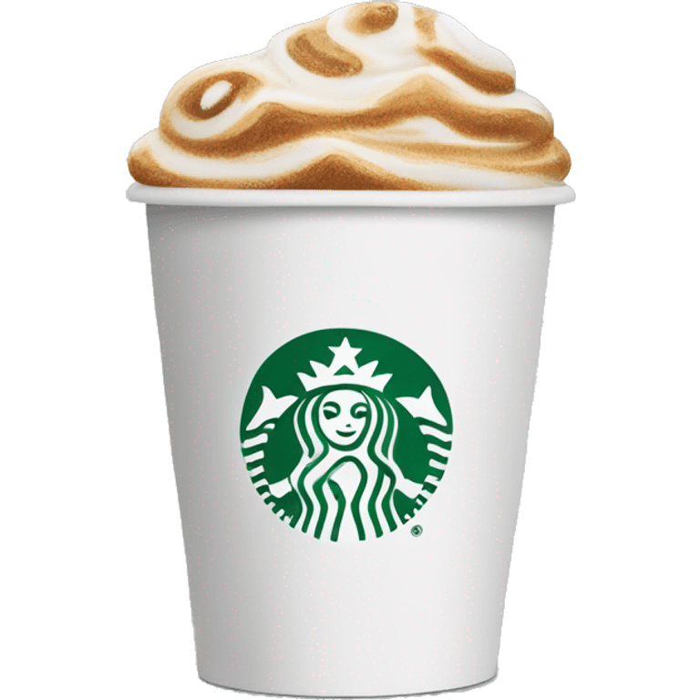 Starbucks coffee cup emoji