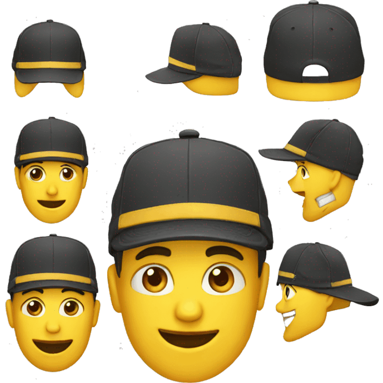 Emoji con gorra  emoji