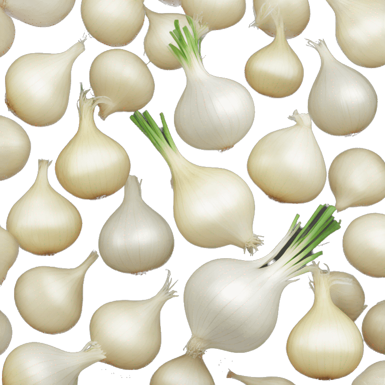 Diced white onion emoji