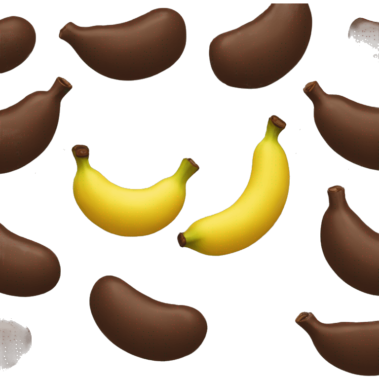 banana in chocolate emoji