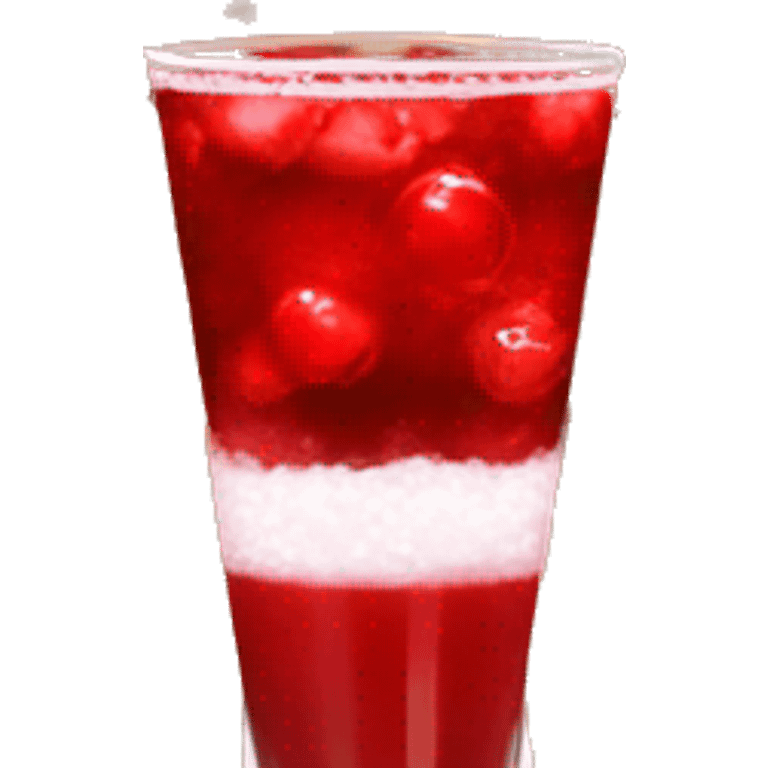 Shirley temple drink  emoji