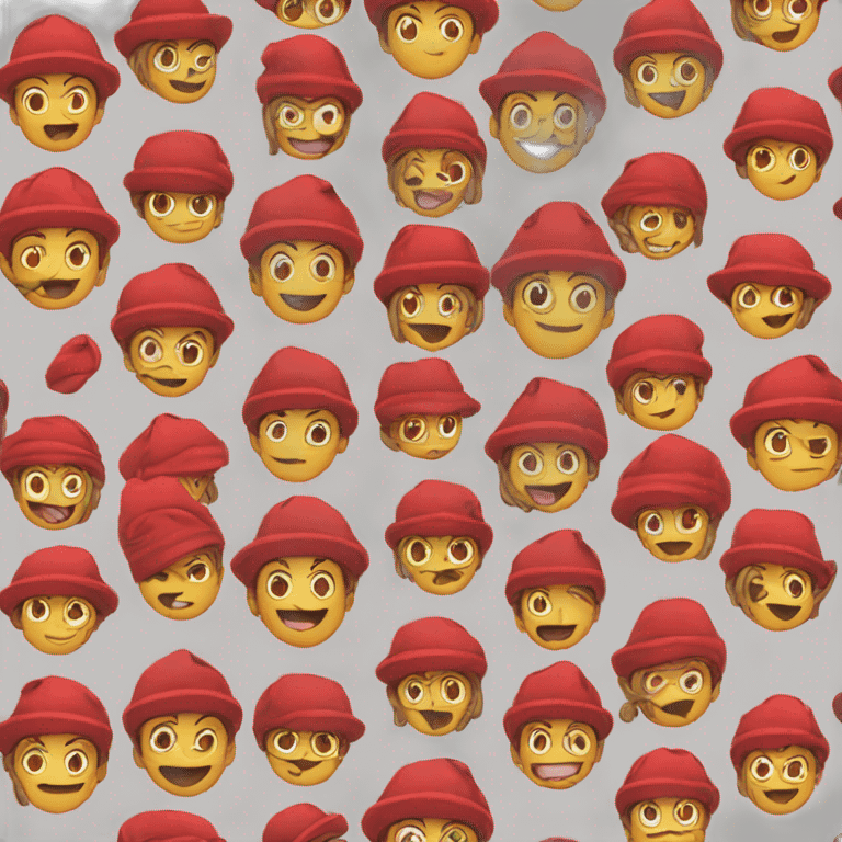 gorros niño emoji