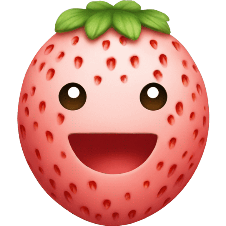 strawberry mochi  emoji