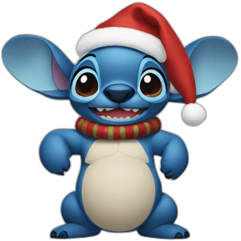 Stitch Christmas emoji