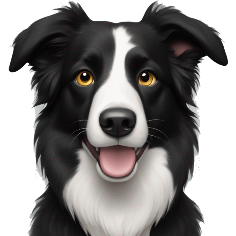 border-collie-all black- no white emoji