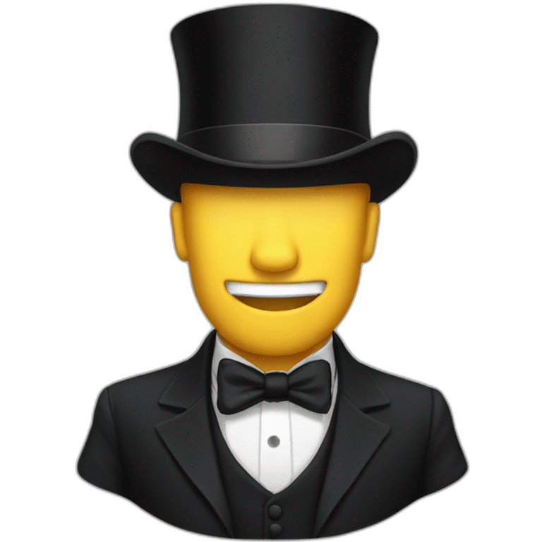 top hat emoji