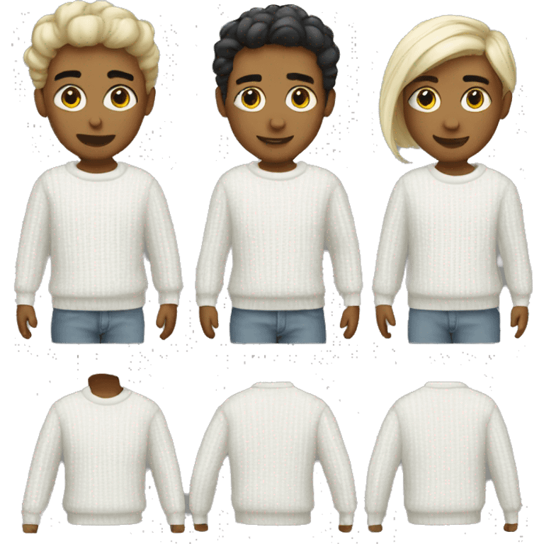 White sweater emoji