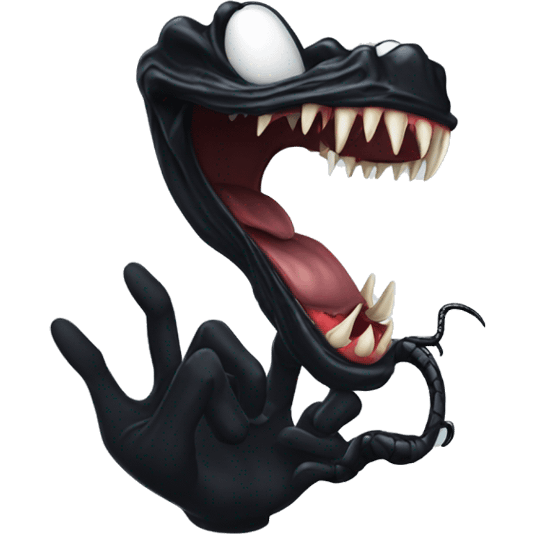 Venom con un ascia in mano  emoji