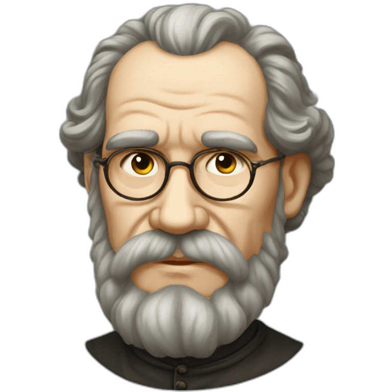 leo tolstoy russian writer emoji