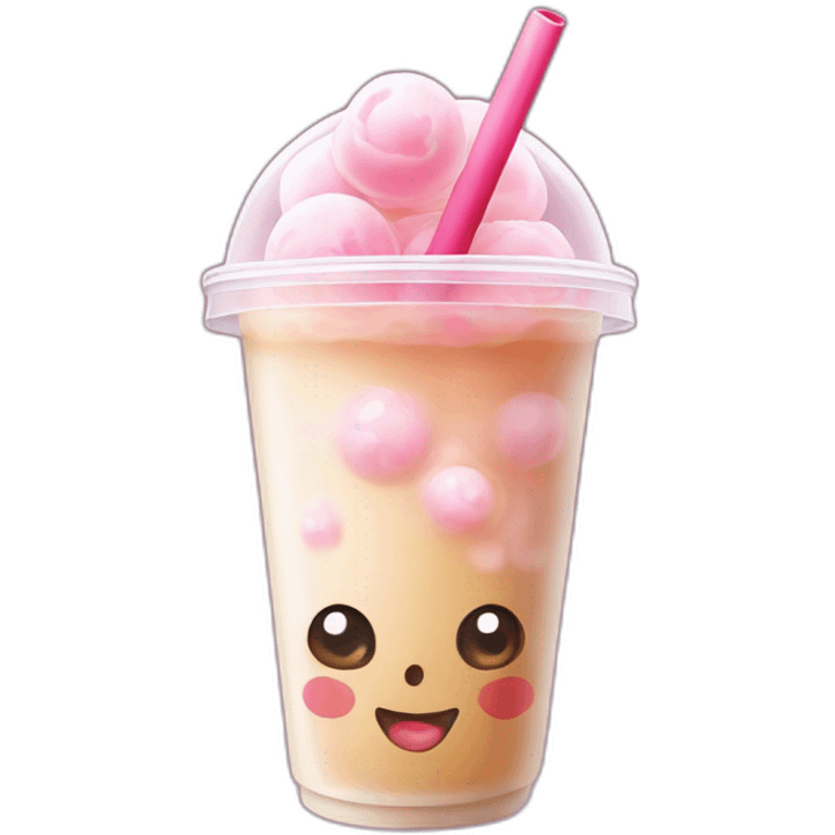 sakura bubble tea emoji