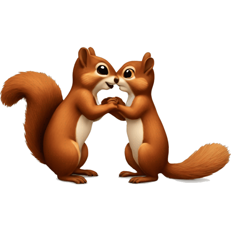 squirrel kiss emoji