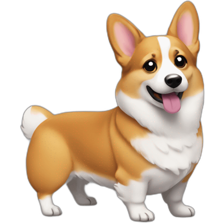 corgi disco emoji