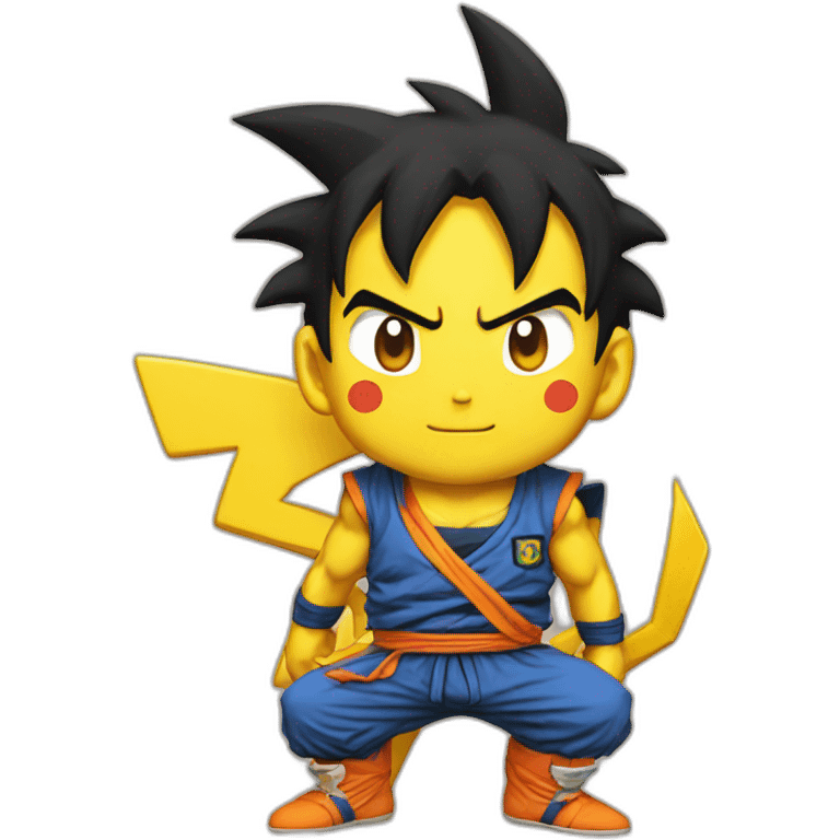 Goku pikachu emoji