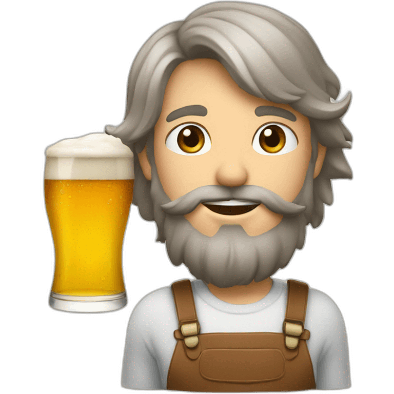 Missi avec de la bière emoji