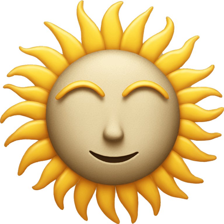 Sun emoji