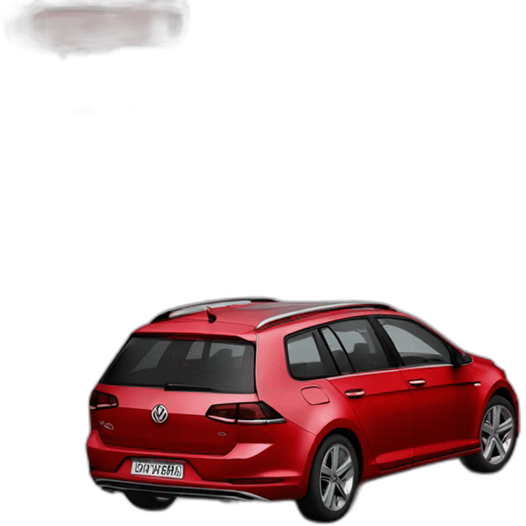 vw golf variant 2018 red emoji